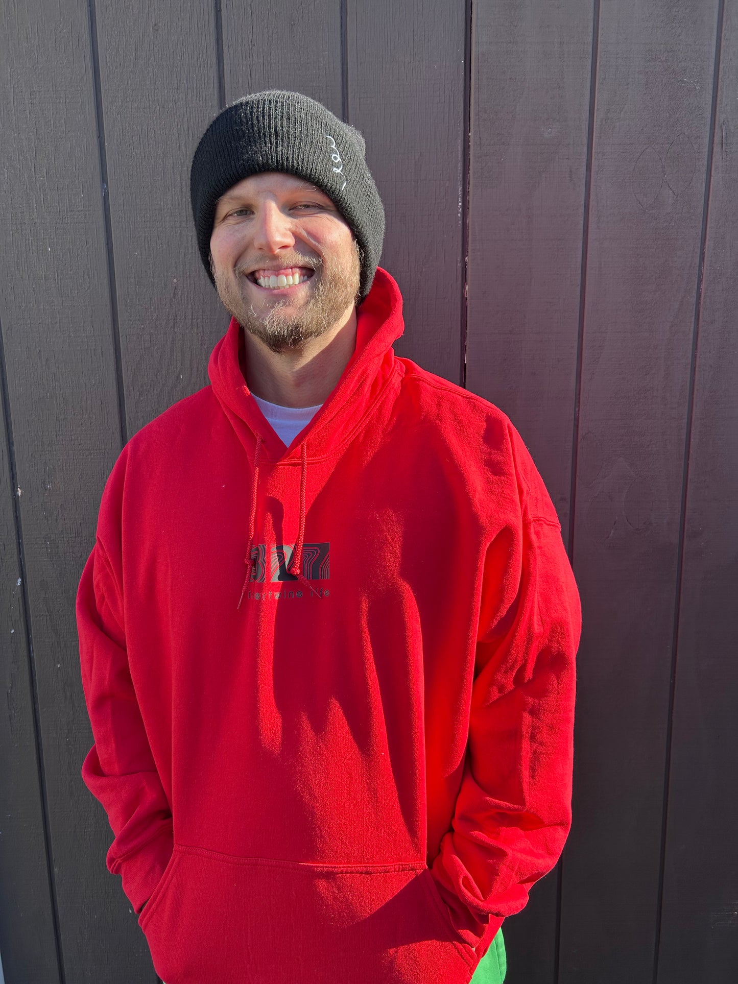 Red 327 Intertwine Life Adult Hoodie