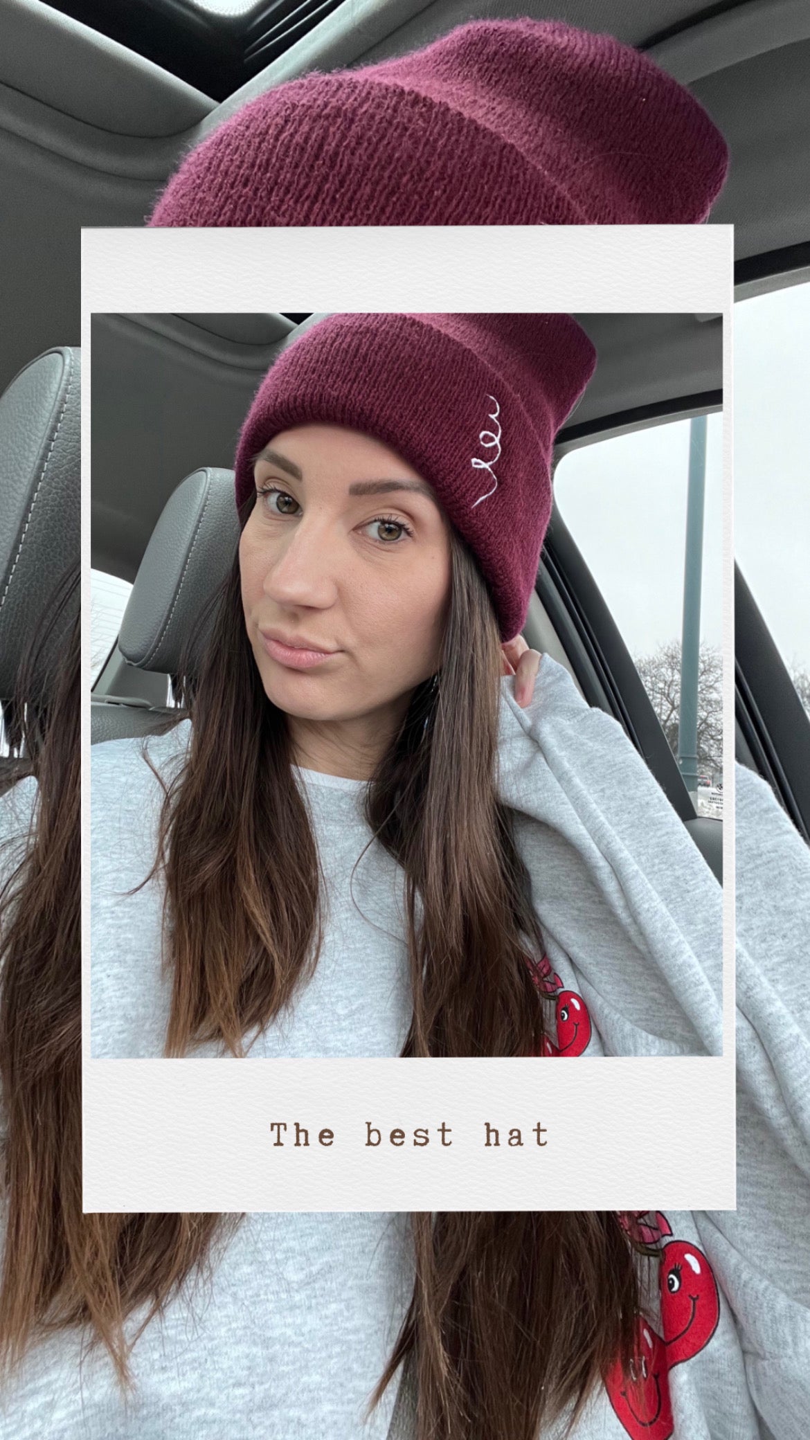 Burgundy 327 Beanie